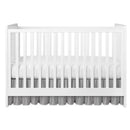 Jlika - Ruffled Crib Skirt For Baby Bed, Gray Image 1