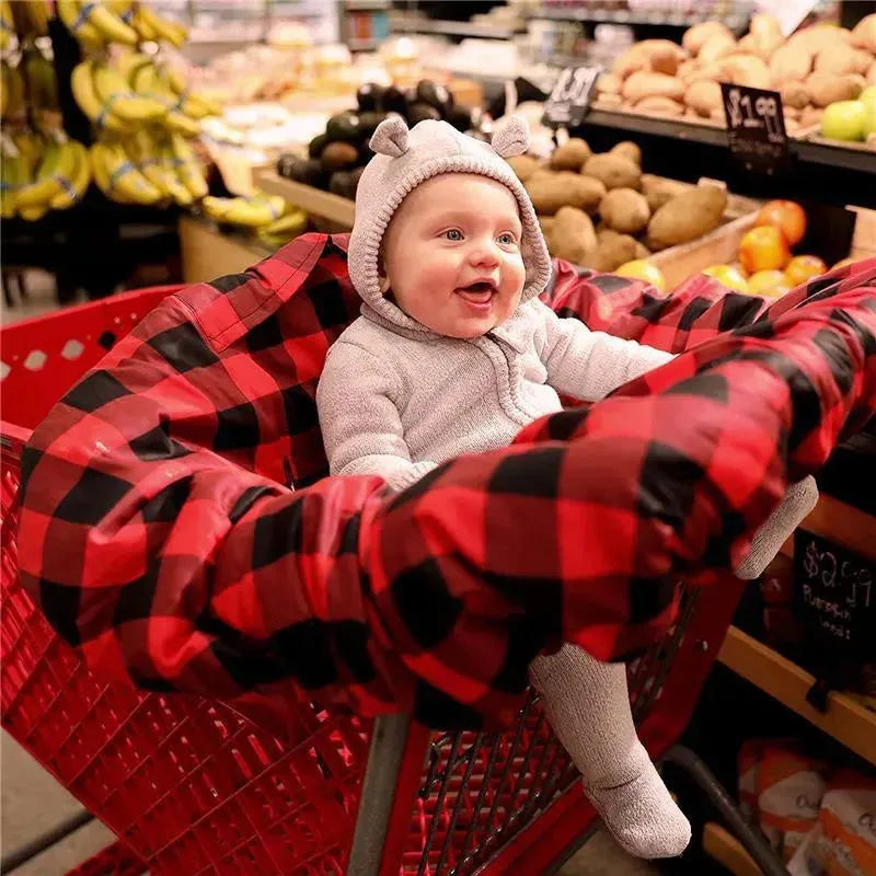 Jlika Shopping Cart Cover - Buffalo Plaid Image 3