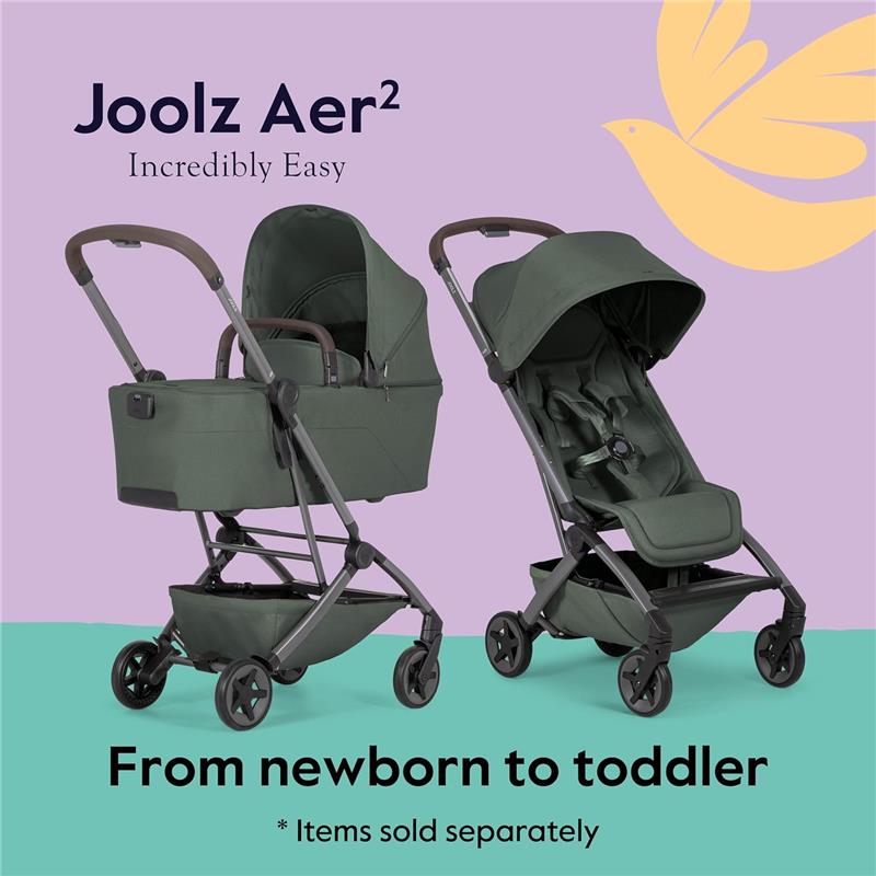Joolz - Aer² Lightweight Compact Stroller, Forest Green Image 4