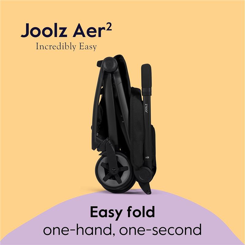 Joolz - Aer² Lightweight Compact Stroller, Space Black Image 2
