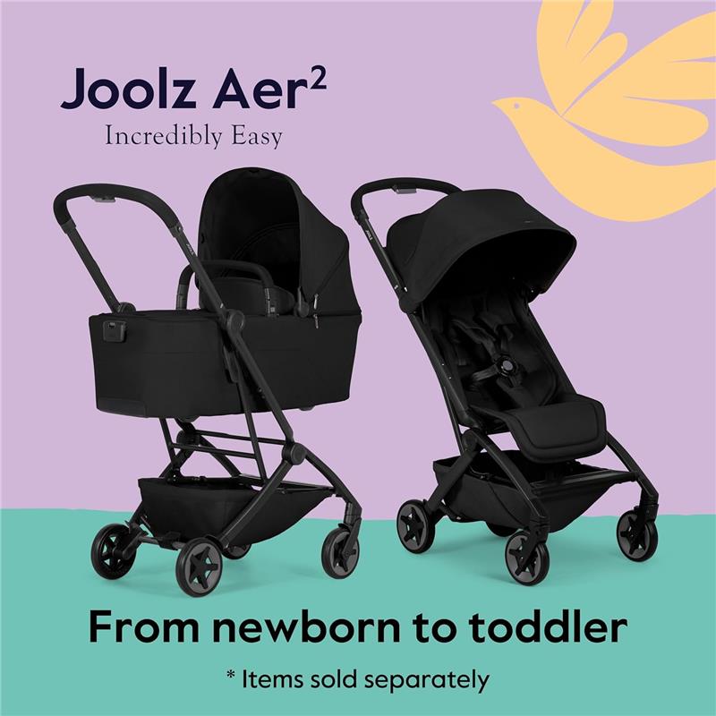 Joolz - Aer² Lightweight Compact Stroller, Space Black Image 5