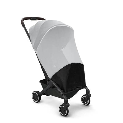Mosquito net designed for the Joolz Aer stroller, featuring a fine mesh top and a black bottom section.