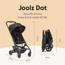 Joolz Dot Ultra Lightweight Travel Stroller, Space Black Image 2