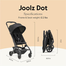 Joolz Dot Ultra Lightweight Travel Stroller, Space Black Image 2
