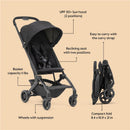Joolz Dot Ultra Lightweight Travel Stroller, Space Black Image 4