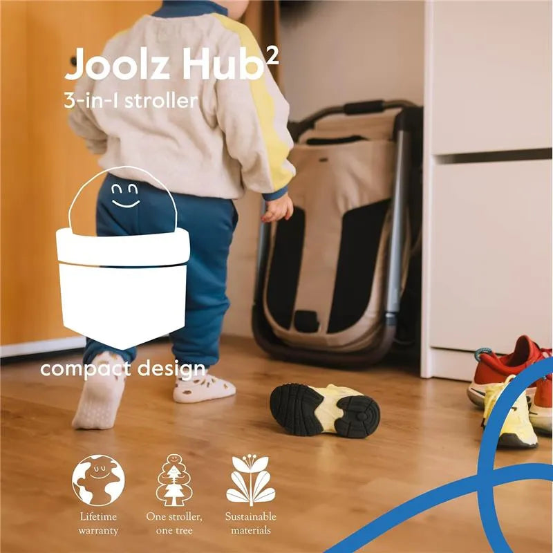 Joolz - Hub² Compact Stroller Lightweight, Forest Green Image 3