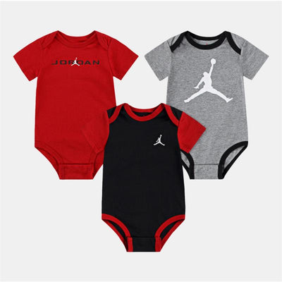 Jordan - 3Pk Brooklyn Bodysuit Set Gym Red Image 1