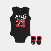 Jordan - 5Pk Baby Jersey Tank Bodysuit, Gym Red, 0/6M Image 2