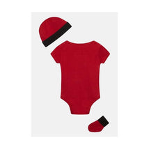 Jordan - Baby Boy 3Pk Onesie & Bootie & Hat Set, Gym Red Image 2
