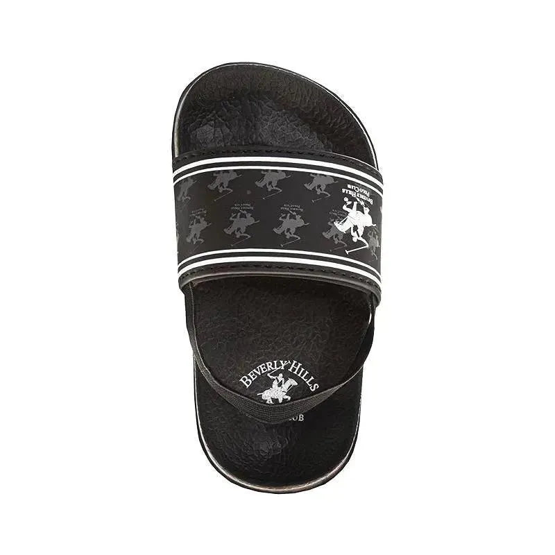 Josmo - Beverly Hills Polo Club Baby Boys Slides Black Image 3