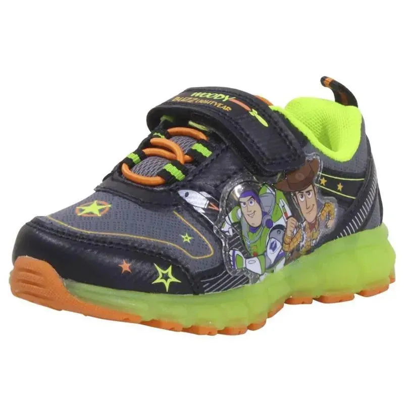 Josmo - Boys Toy Story Sneakers, Black/Green/Orange Image 1