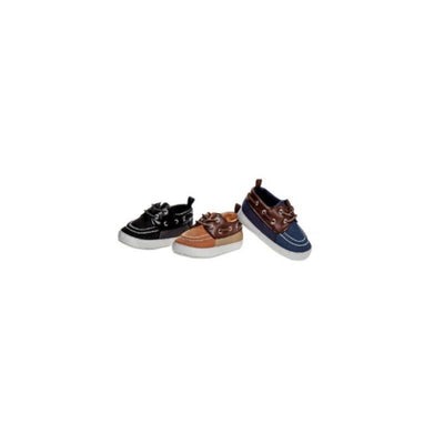 Josmo - Laura Ashley Lanyard Boat Boy Sneaker, Brown  Image 1