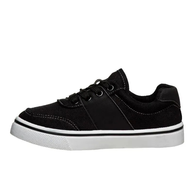 Beverly Hills Polo Club - Baby Boys Canvas Sneakers, Black/Grey Image 4
