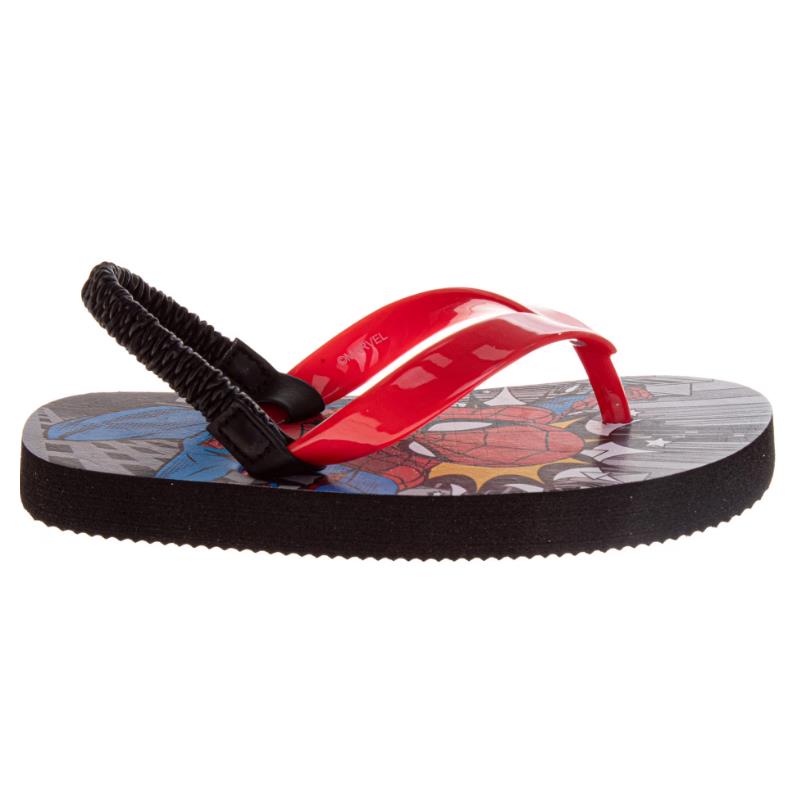 Josmo Spider-Man City Skyline Kid's Flip Flops Image 2