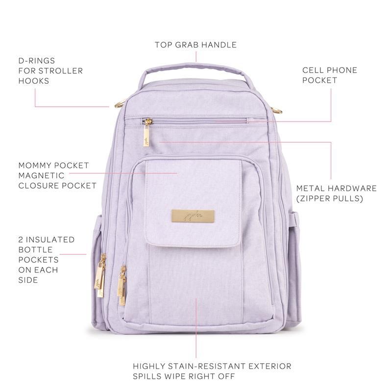 Jujube - Be Right Back Diaper Bag Backpack, Lilac Image 11