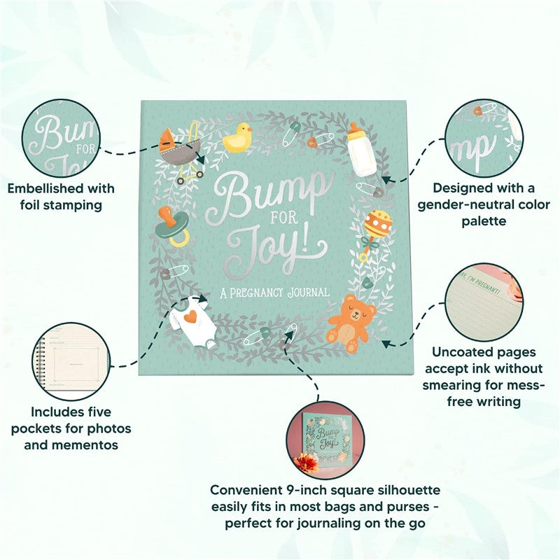 JuJuBe Bump For Joy! A Pregnancy Journal - Green Image 5