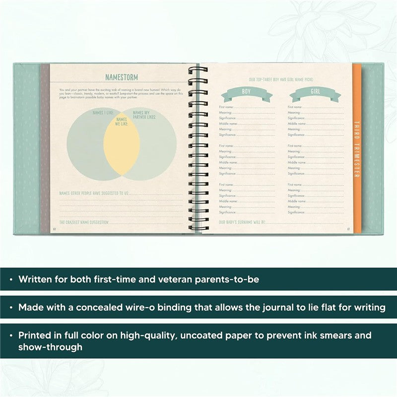 JuJuBe Bump For Joy! A Pregnancy Journal - Green Image 2