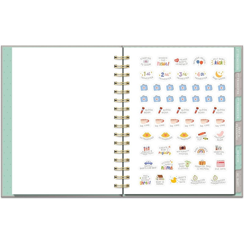JuJuBe Countdown To Baby Undated Pregnancy Planner & Journal Image 8