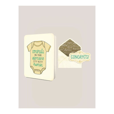 JuJuBe Itty Bitty Human Deluxe Greeting Card Image 1