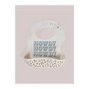 Jujube - Silicone Bib, Howdy Partner Blue Image 3
