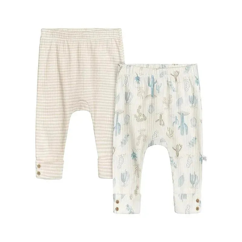 Just Born - 2Pk Baby Boy Pants, Cactus Image 1