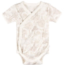 Just Born - 3Pk Baby Bodysuit Neutral Brown Prints Image 3