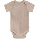 Just Born - 3Pk Baby Bodysuit Neutral Brown Prints Image 4