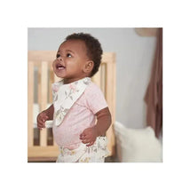 Just Born - 3Pk Baby Girl Bib One Size, Vintage Floral Image 2