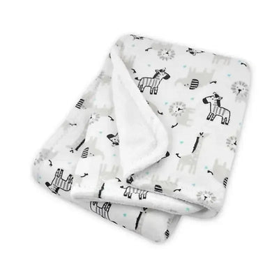 Just Born - Animal Print Plush Blanket Image 1