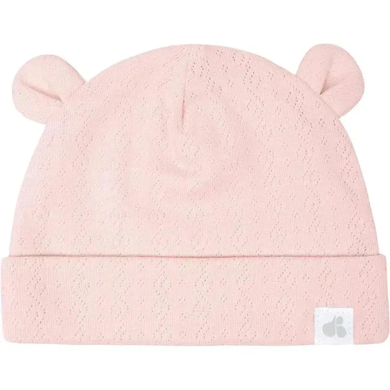 Just Born - Baby-girls 4-piece Caps & Mittens SetMittens, Dusty Pink and Floral, 0-6M Image 4