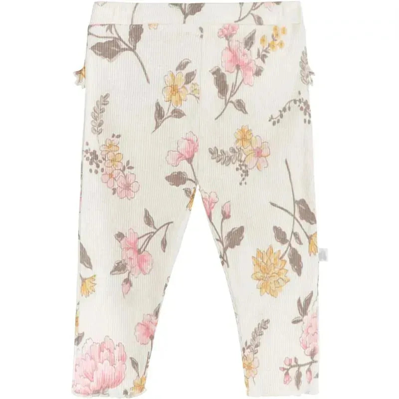 Just Born - Unisex Baby 2-Pack Pants, Vintage Floral, 3-6M Image 4