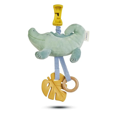 Kalencom - Jungle Party Pull Down Rattle, Crocodile Image 1