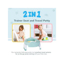 Kalencom Potette Plus 2-in-1 Portable Potty Trainer Seat - Mint Image 4