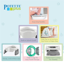 Kalencom Potette Plus 2-In-1 Portable Potty Trainer Seat - White Image 2