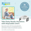 Kalencom Potette Plus 2-In-1 Portable Potty Trainer Seat - White Image 7