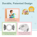 Kalencom Potette Plus 2-in-1 Travel Potty Trainer Seat - Pink Image 4