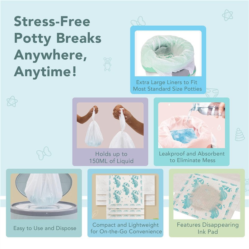 Kalencom Potette Plus Potty Liners - 30 Pack Image 5