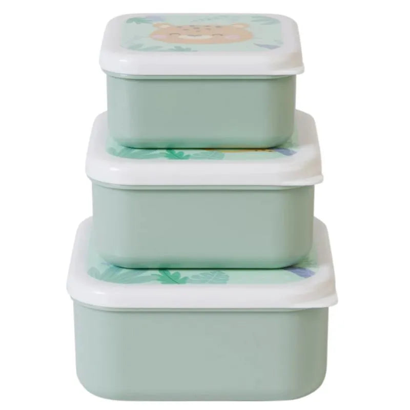 Kalencom - Set Of 3 Lunch Boxes, Hunter Mint Image 1