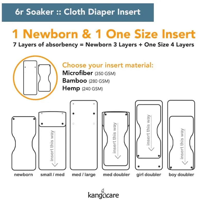 Kanga Care - 6R Soaker Microfiber, 1 Pk Image 2