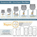 Kanga Care - Rumparooz G3 One Size Pocket Cloth Diaper, Copper Orange Image 3