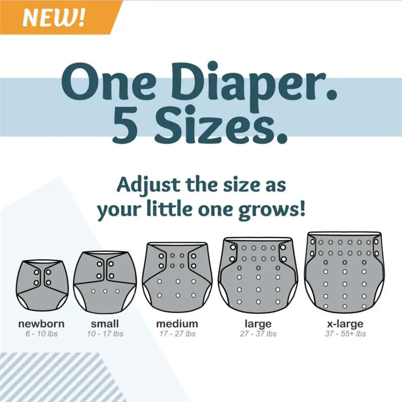 Kanga Care - Rumparooz G3 One Size Pocket Cloth Diaper, Copper Orange Image 6