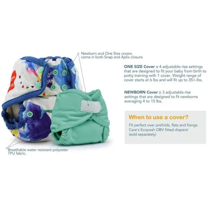 Kanga Care - Rumparooz One Size Cloth Diaper Covers, Fluff Image 3