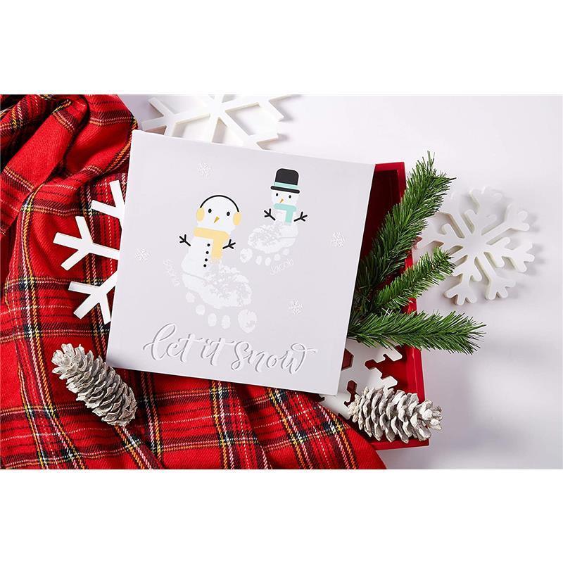 Kate & Milo Snowman Sibling Print Canvas And Paint Kit Image 3