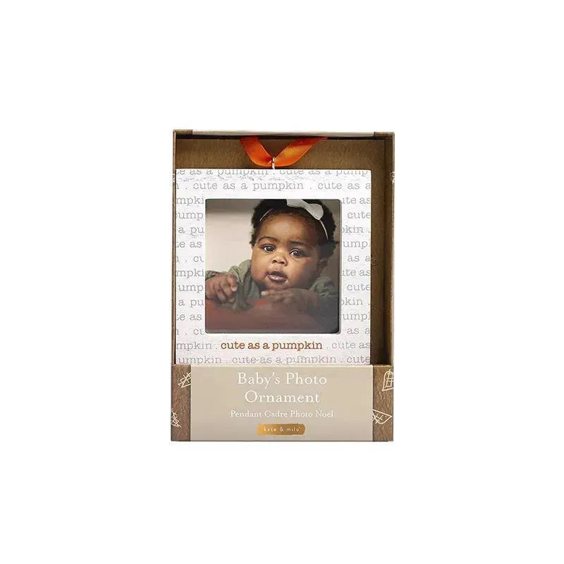 Kate & Milo Cute As A Pumpkin' Keepsake Photo Ornament Image 9