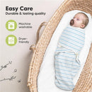 Keababies - 3Pk Soothe Baby Swaddles, Sleep Sack For Newborns, Storm 0/3M Image 7