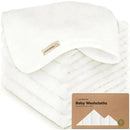 Keababies - 6-Pack Baby Wash Cloths, White Image 1