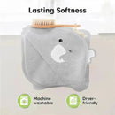 Keababies - Cuddle Baby Hooded Towel, Elephant Image 2