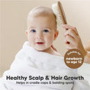 Keababies - Hair Brush & Comb Set, Dark Walnut Image 3