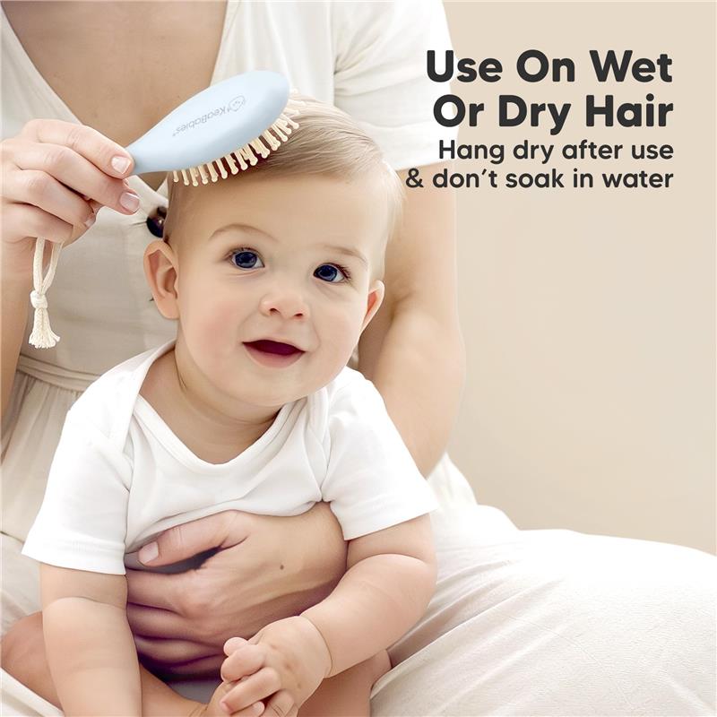 Keababies - Hair Brush & Comb Set, Frost Image 6