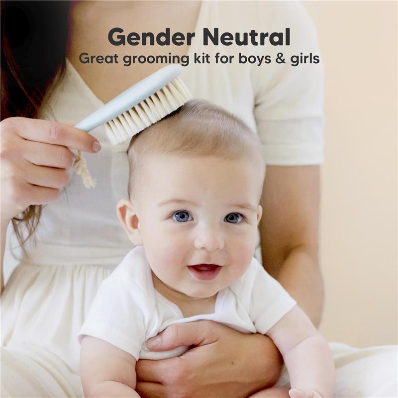 Keababies - Hair Brush & Comb Set, Frost Image 8
